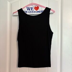 Evereve Black Sleeveless Women's Tank Top